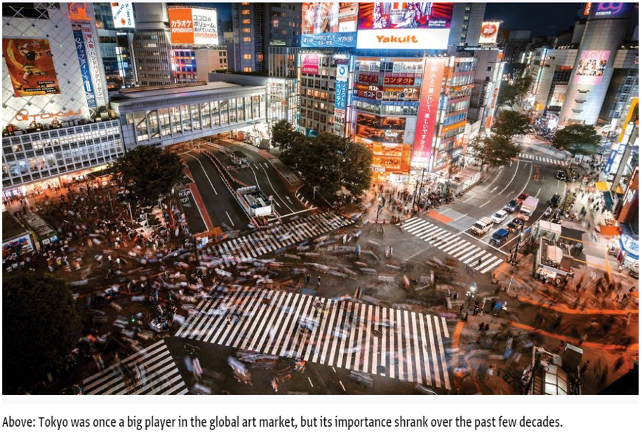 Токио стремится отобрать корону торговли произведениями искусства у Гонконга